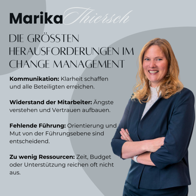 Herausforderungen im Change